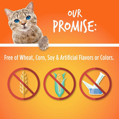 Crunchy Cat Treats | Healthy Cat Treats with Limited Ingredients | Low Calorie | 2.5 Ounces